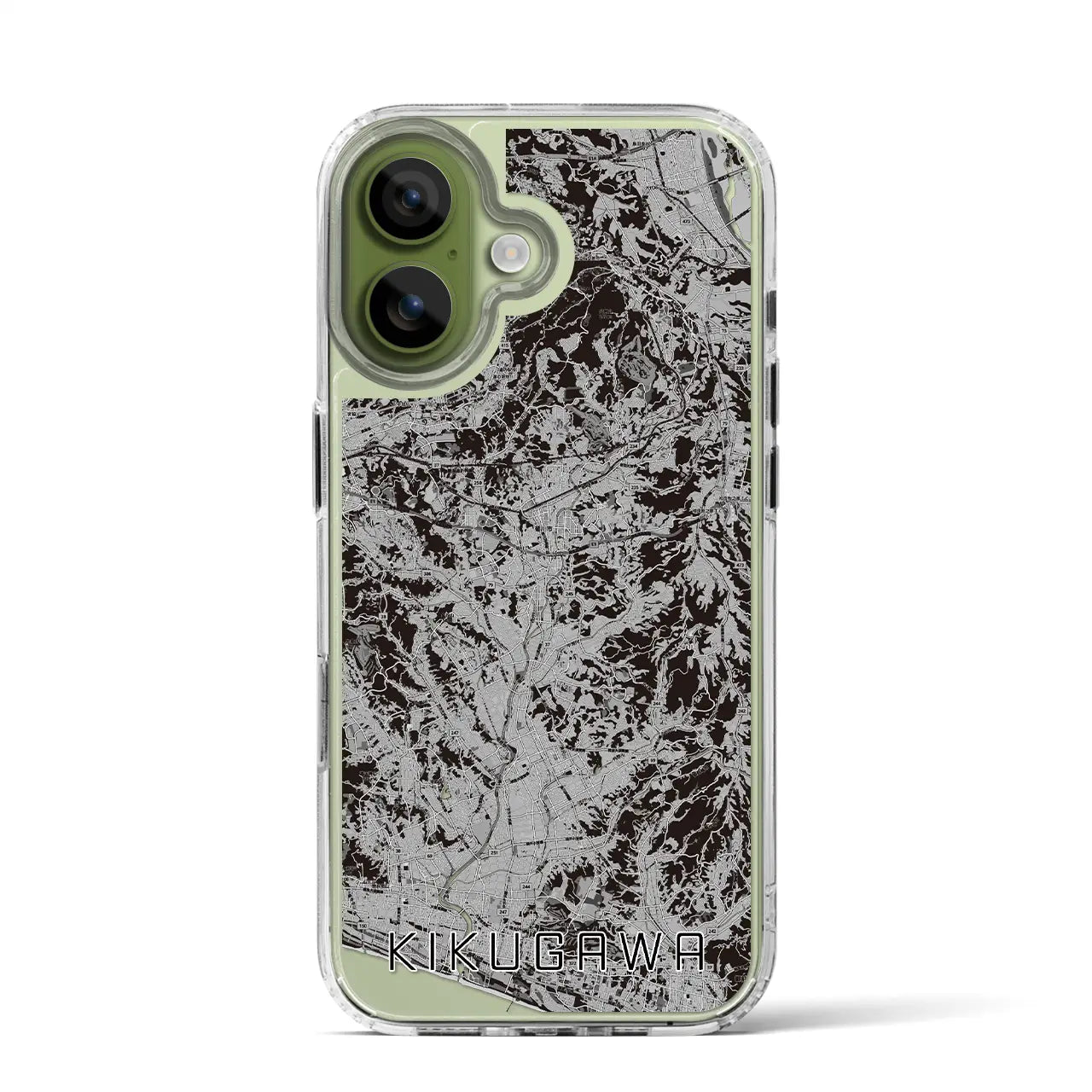 【菊川(静岡県)】地図柄iPhoneケース(MagSafeタイプ)