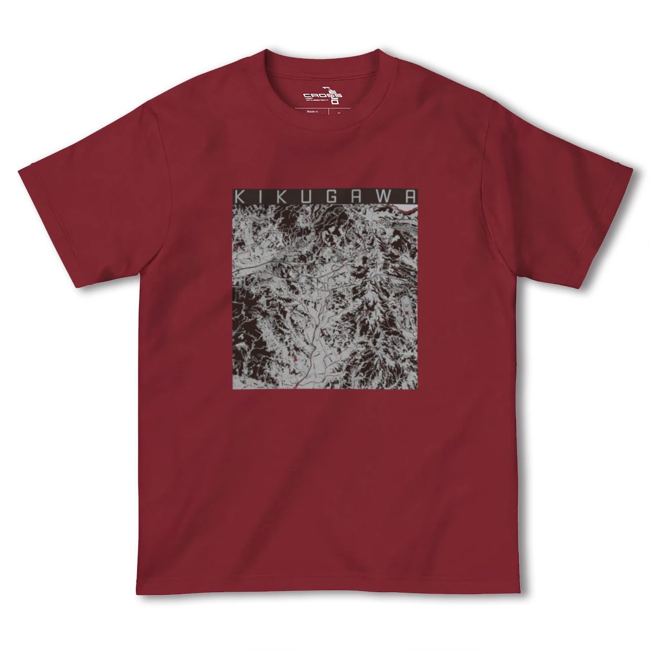【菊川(静岡県)】地図柄ヘビーウェイトTシャツ