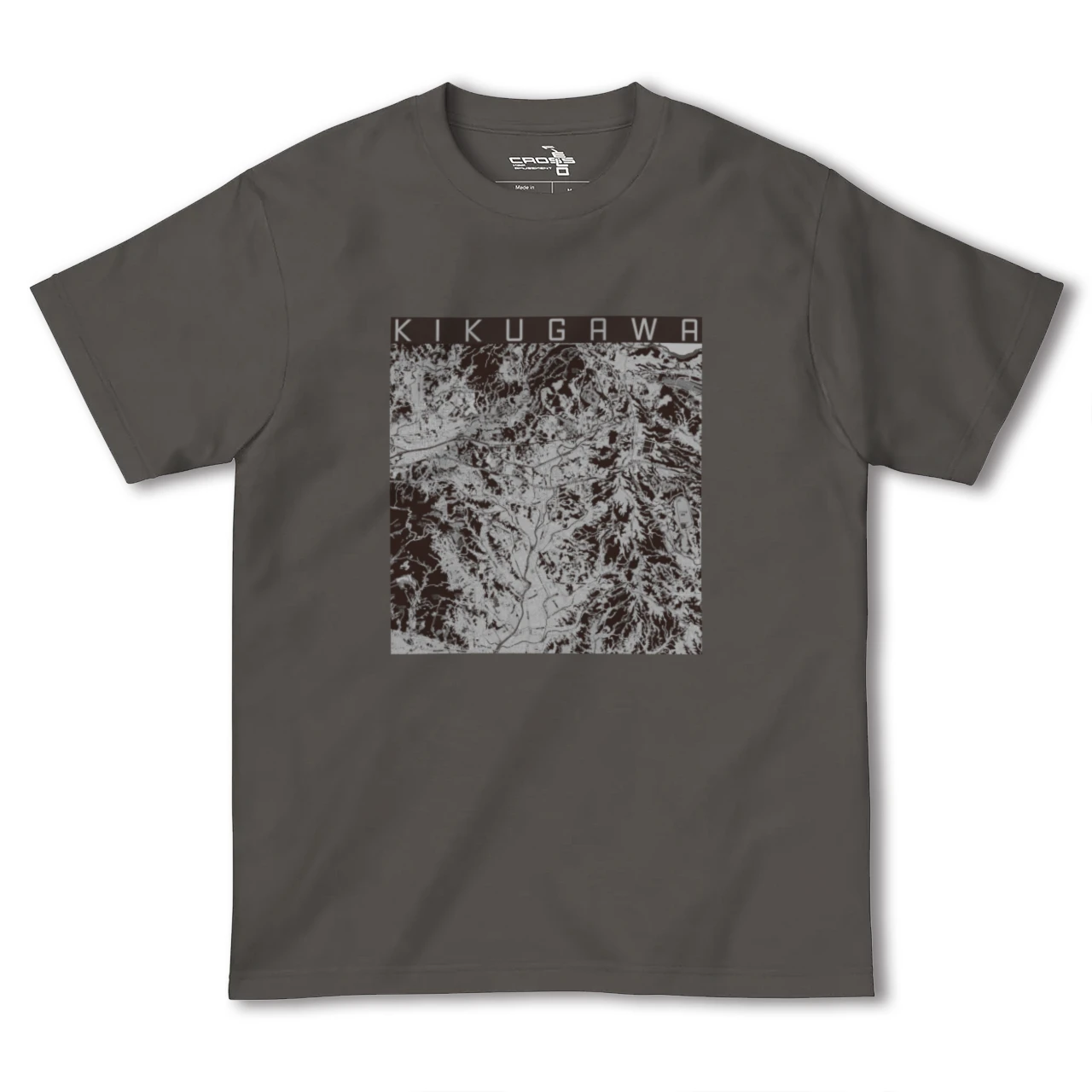 【菊川(静岡県)】地図柄ヘビーウェイトTシャツ