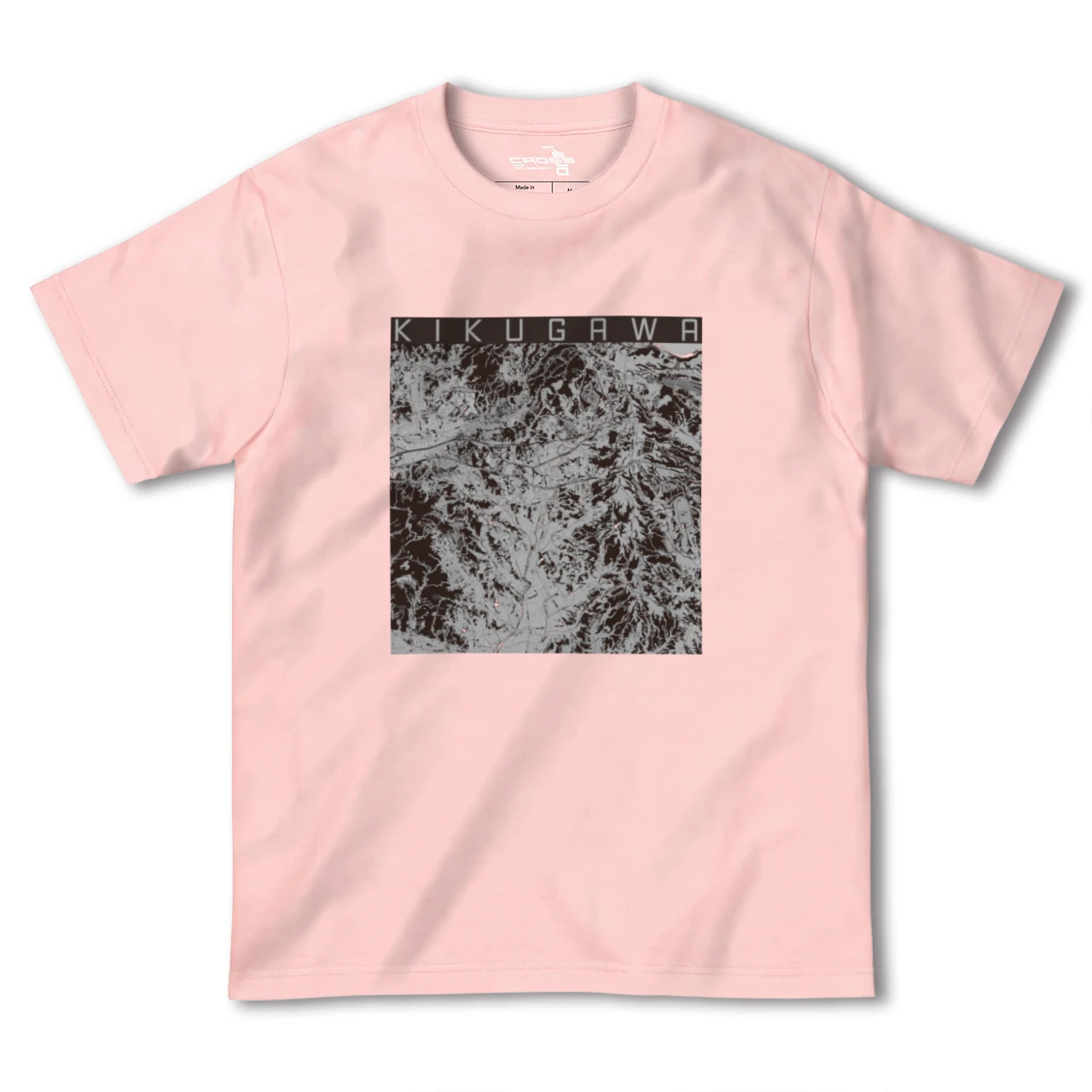 【菊川(静岡県)】地図柄ヘビーウェイトTシャツ