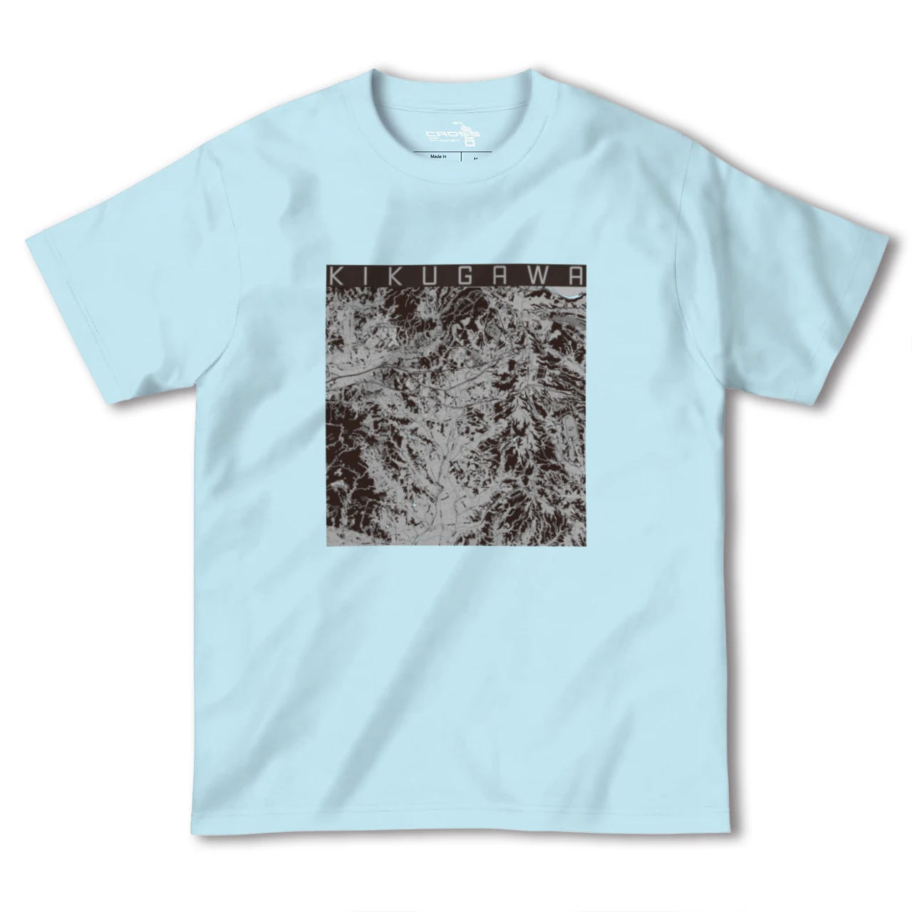 【菊川(静岡県)】地図柄ヘビーウェイトTシャツ