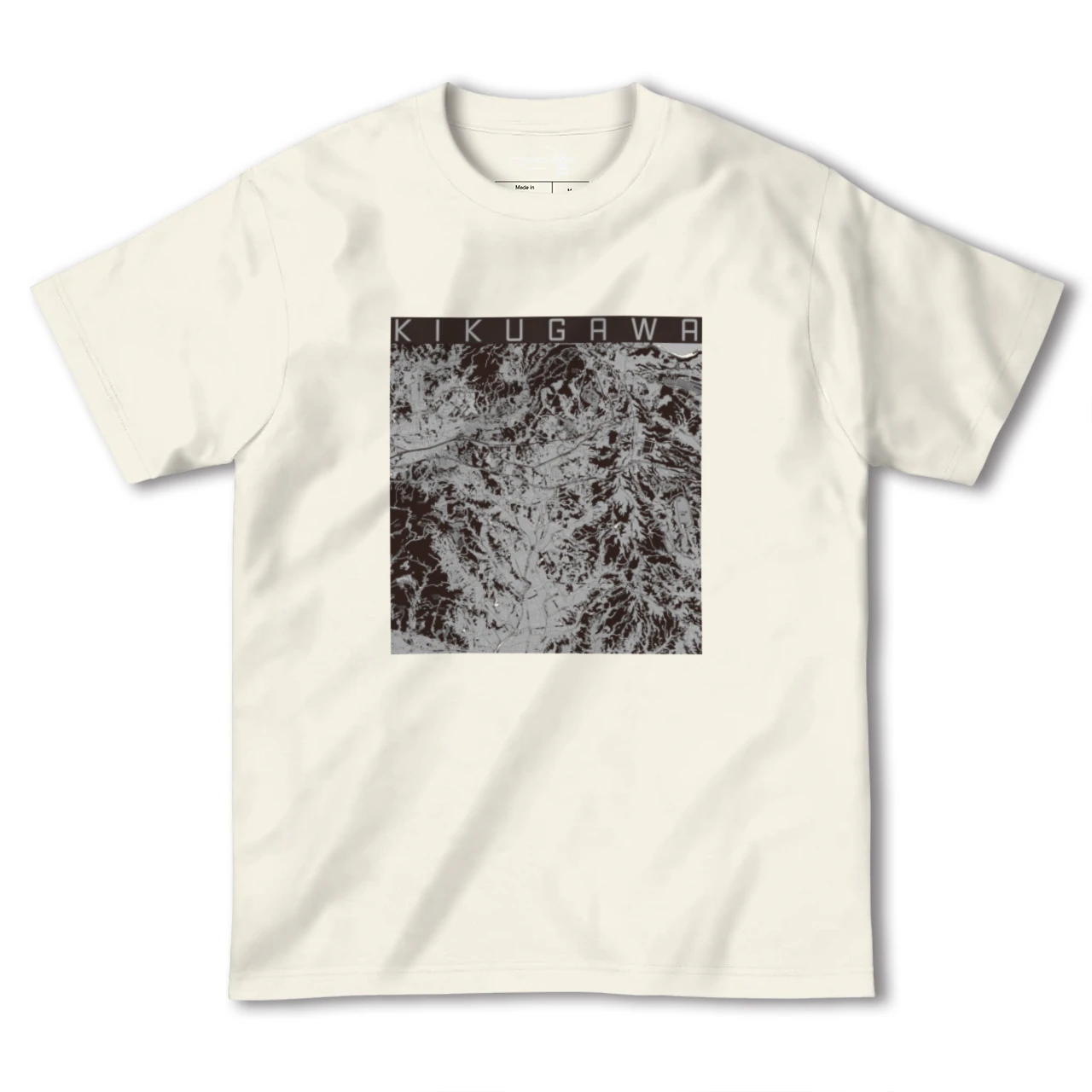 【菊川(静岡県)】地図柄ヘビーウェイトTシャツ