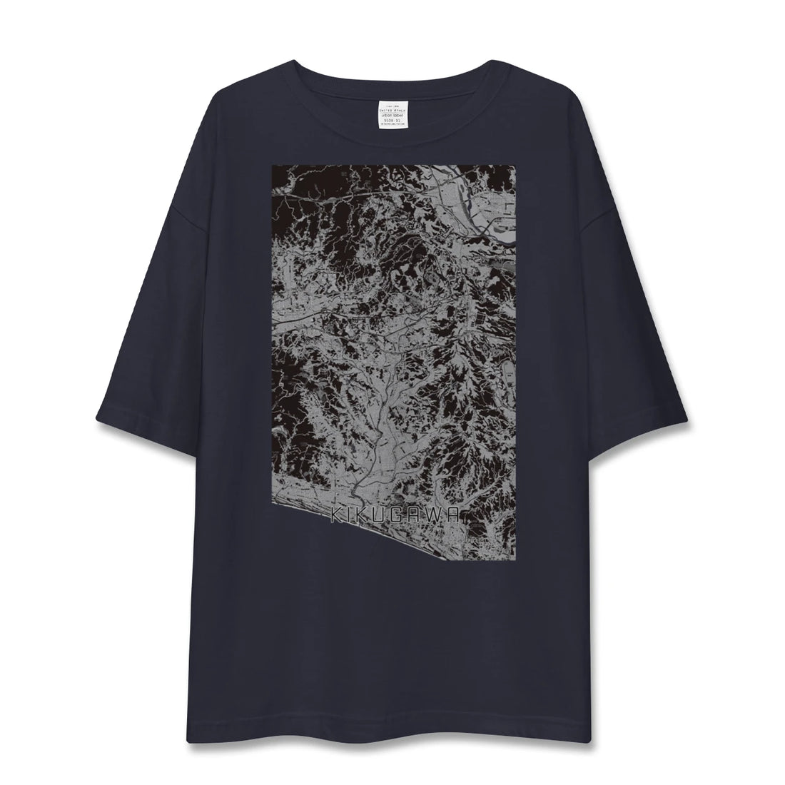 【菊川(静岡県)】地図柄ビッグシルエットTシャツ