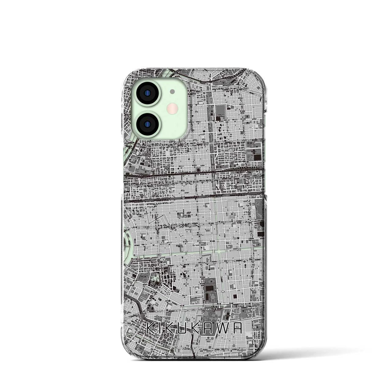 【菊川(東京都)】地図柄iPhoneケース(クリアタイプ)