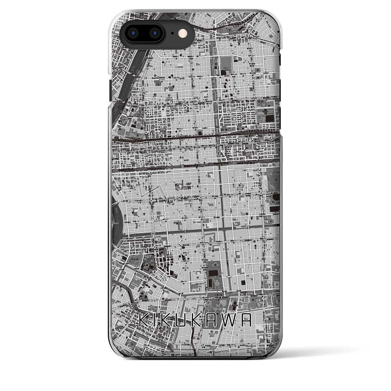 【菊川(東京都)】地図柄iPhoneケース(クリアタイプ)