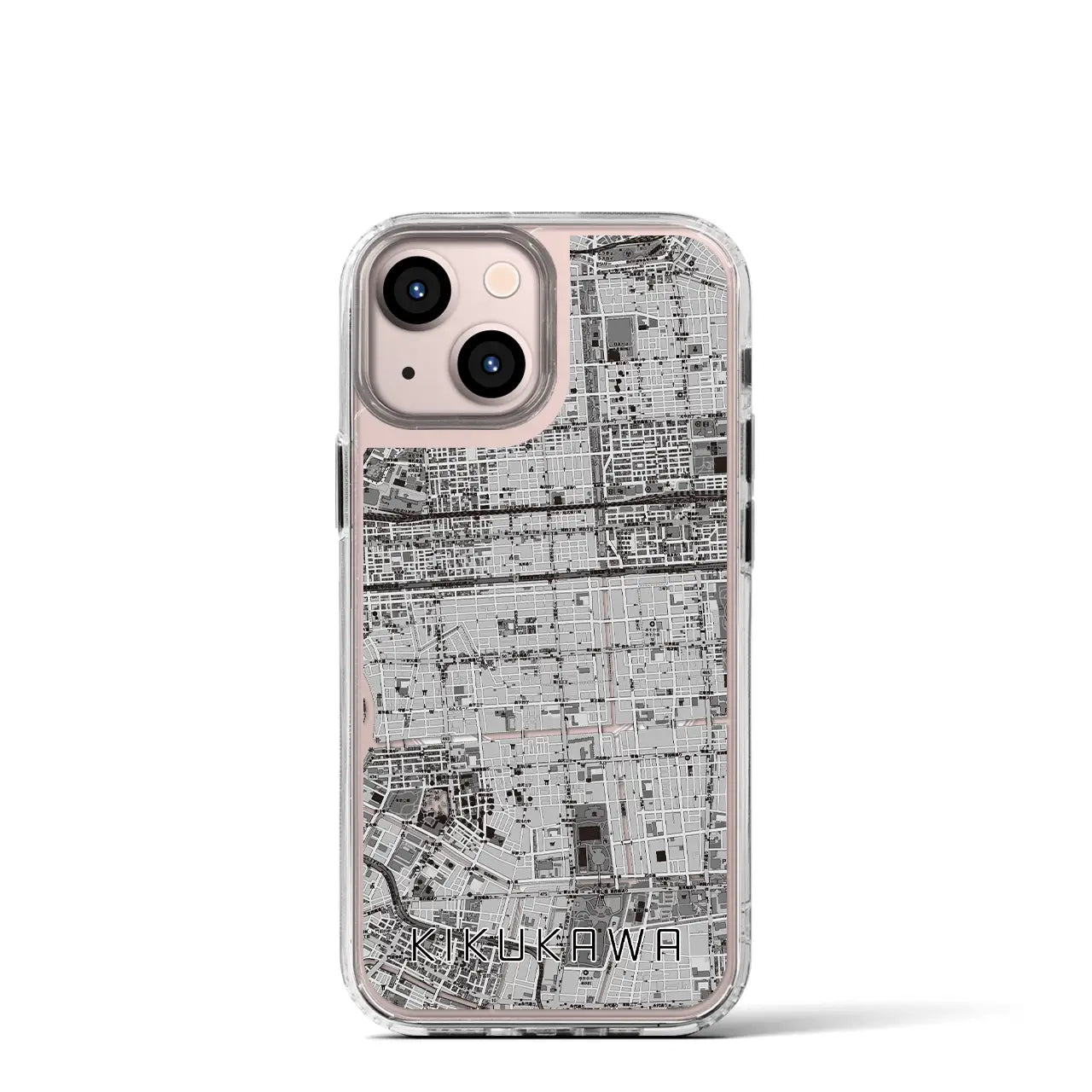 【菊川(東京都)】地図柄iPhoneケース(MagSafeタイプ)