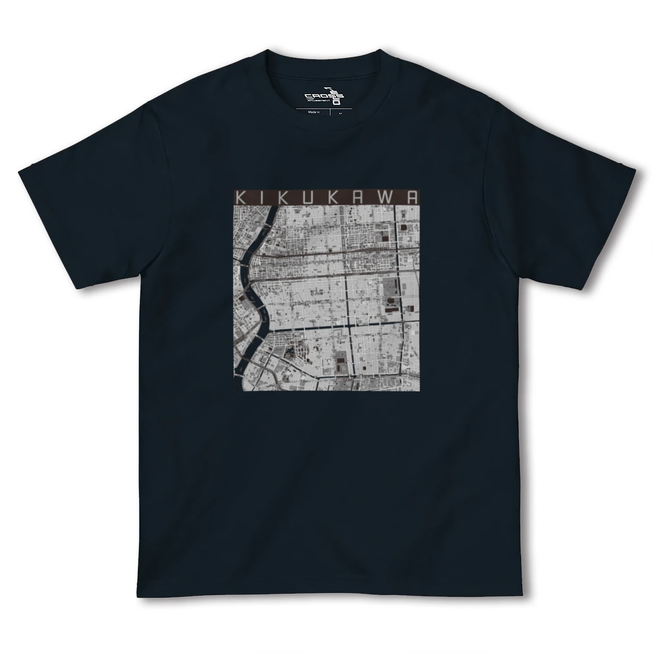 【菊川(東京都)】地図柄ヘビーウェイトTシャツ