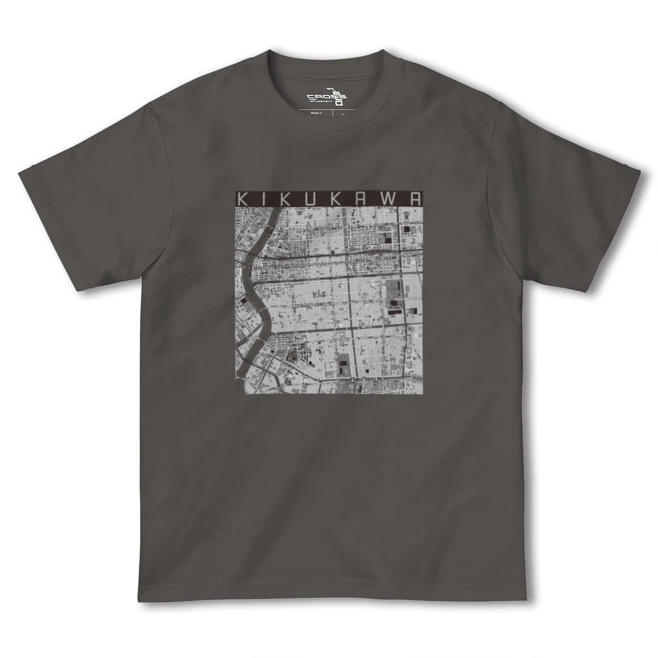 【菊川(東京都)】地図柄ヘビーウェイトTシャツ