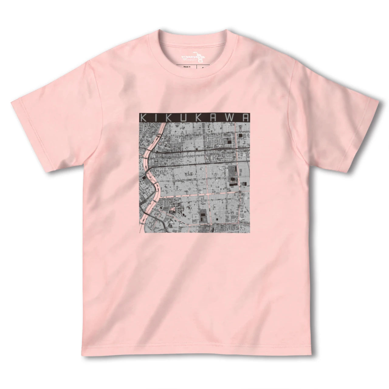 【菊川(東京都)】地図柄ヘビーウェイトTシャツ
