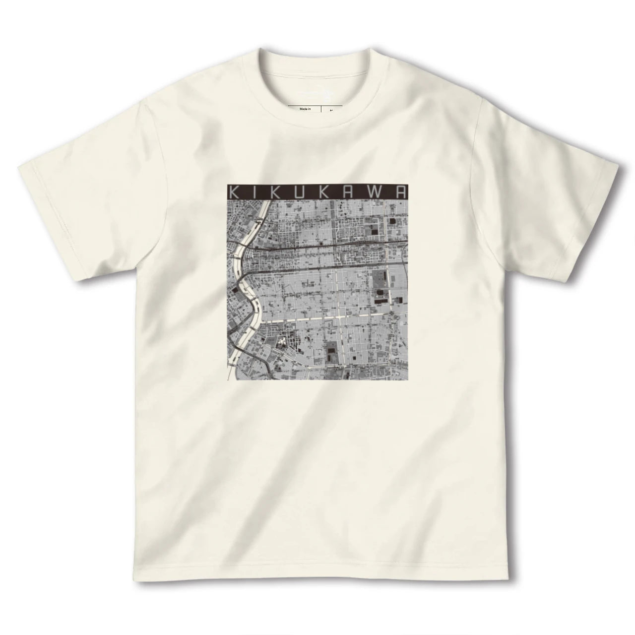 【菊川(東京都)】地図柄ヘビーウェイトTシャツ