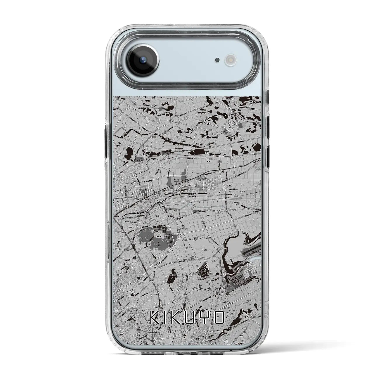 【菊陽(熊本県)】地図柄iPhoneケース(MagSafeタイプ)