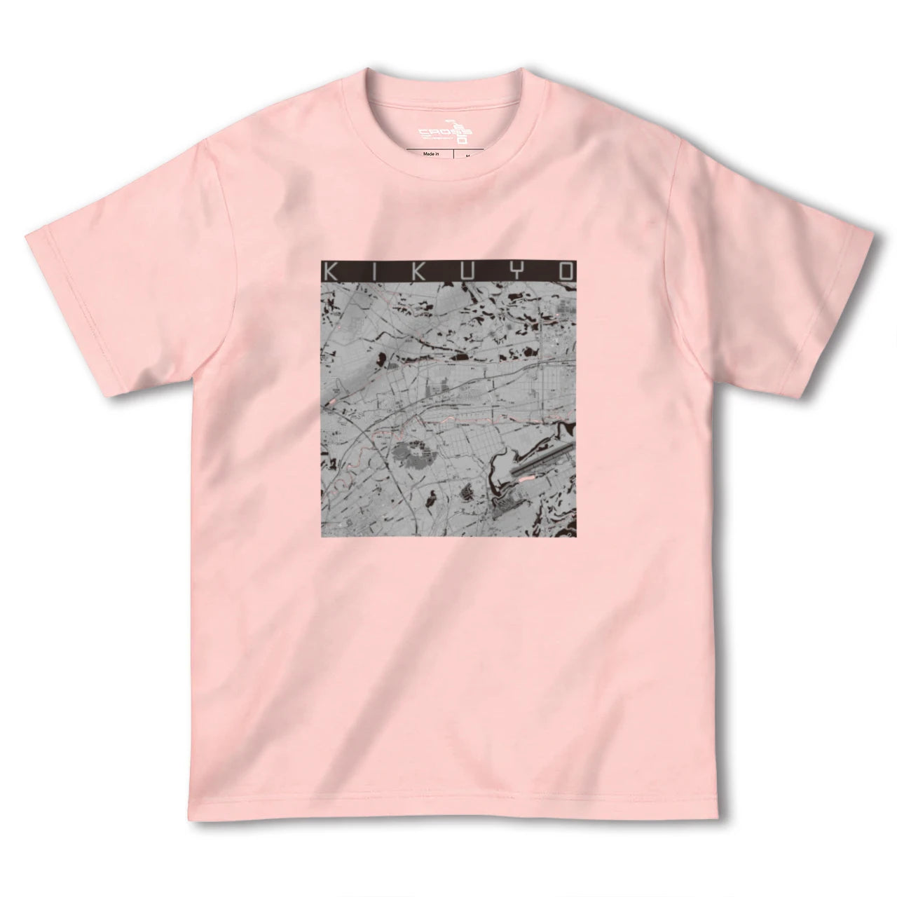 【菊陽(熊本県)】地図柄ヘビーウェイトTシャツ