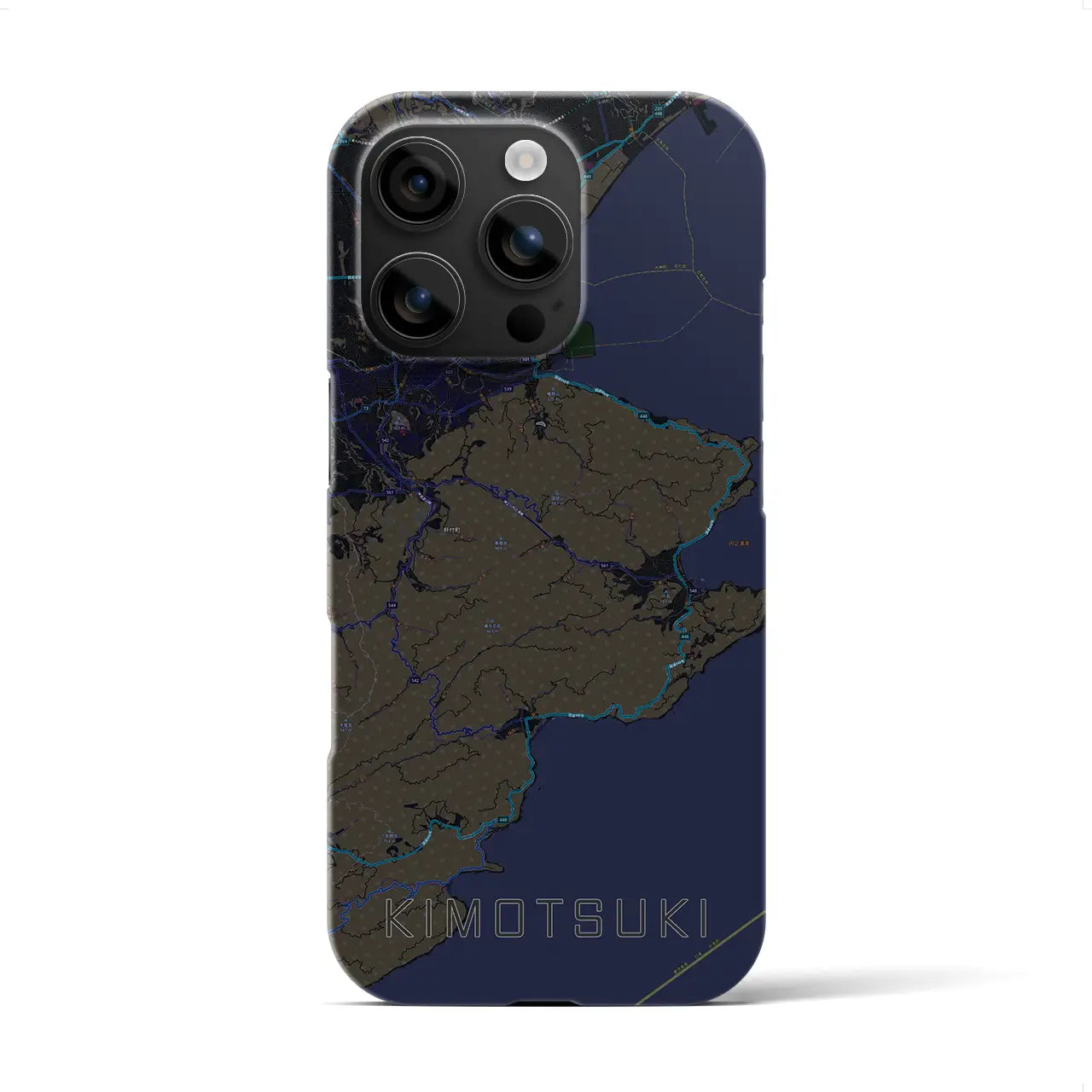 【肝付(鹿児島県)】地図柄iPhoneケース(バックカバータイプ)