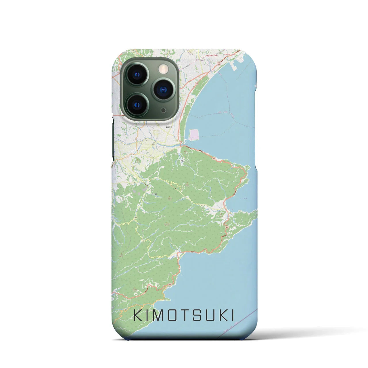 【肝付(鹿児島県)】地図柄iPhoneケース(バックカバータイプ)