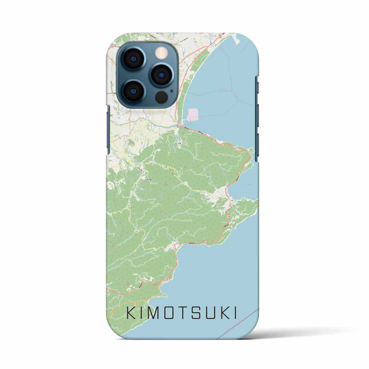【肝付(鹿児島県)】地図柄iPhoneケース(バックカバータイプ)