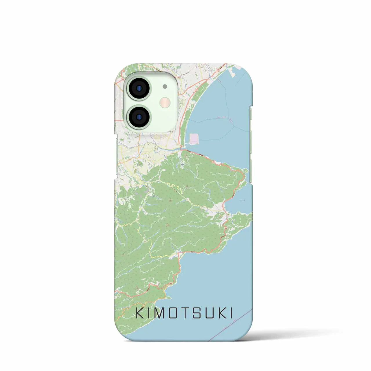 【肝付(鹿児島県)】地図柄iPhoneケース(バックカバータイプ)