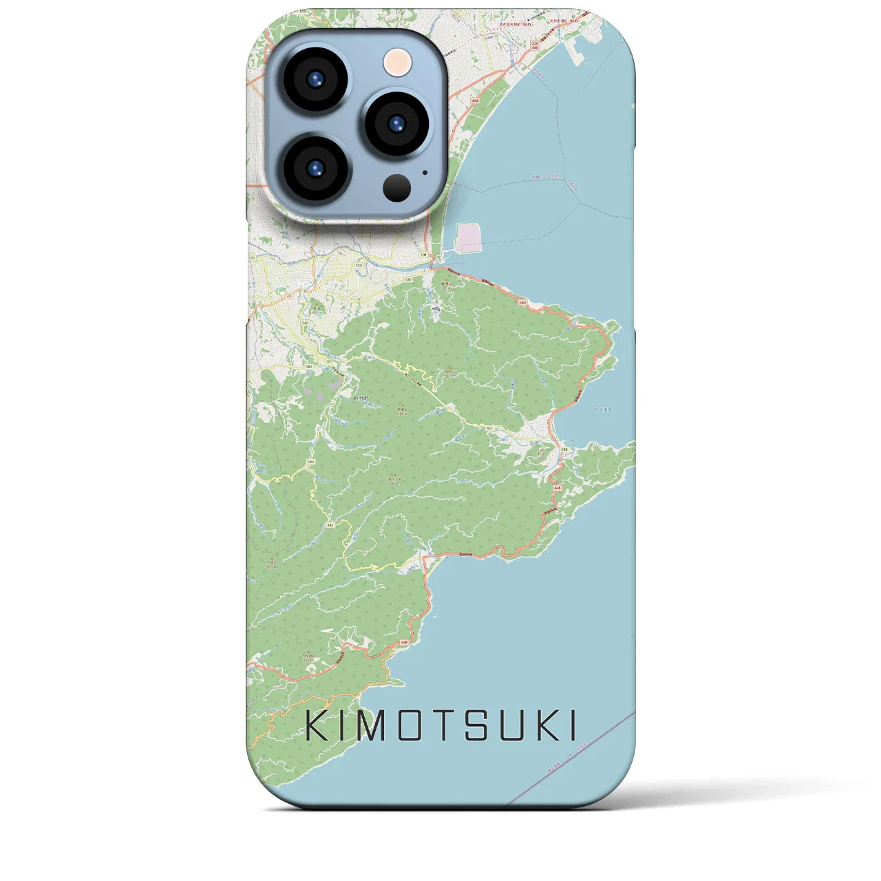 【肝付(鹿児島県)】地図柄iPhoneケース(バックカバータイプ)