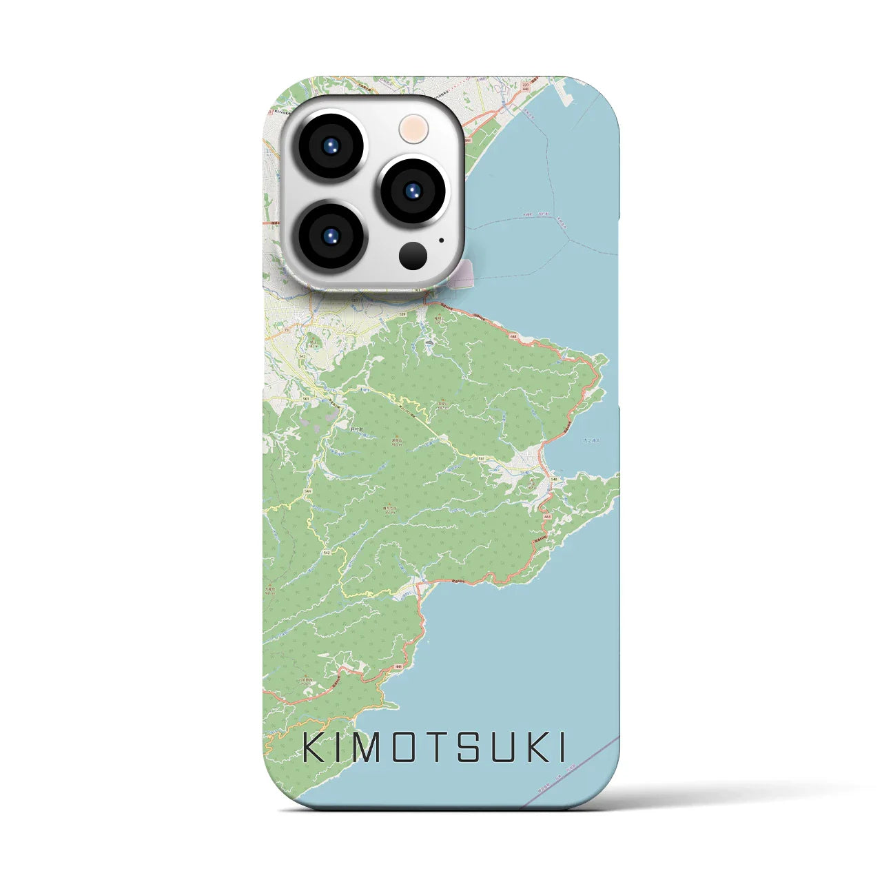 【肝付(鹿児島県)】地図柄iPhoneケース(バックカバータイプ)