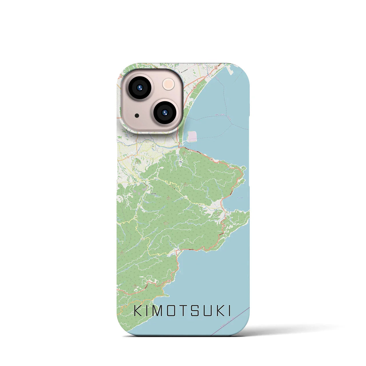 【肝付(鹿児島県)】地図柄iPhoneケース(バックカバータイプ)