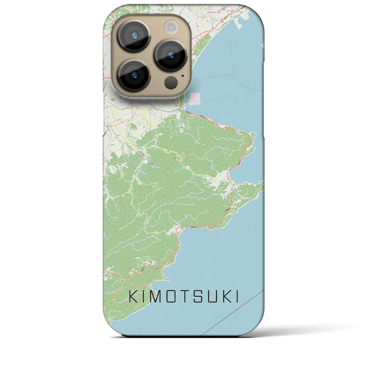 【肝付(鹿児島県)】地図柄iPhoneケース(バックカバータイプ)