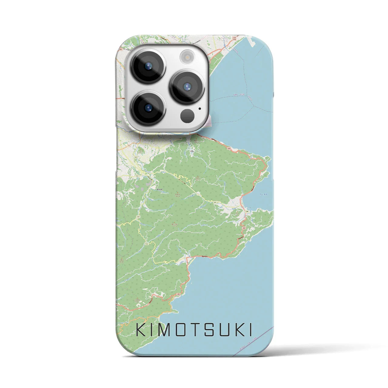 【肝付(鹿児島県)】地図柄iPhoneケース(バックカバータイプ)