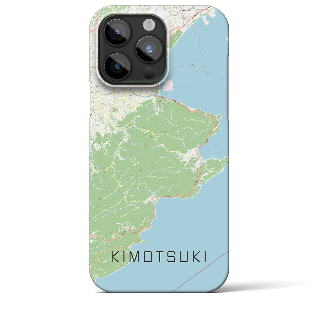 【肝付(鹿児島県)】地図柄iPhoneケース(バックカバータイプ)
