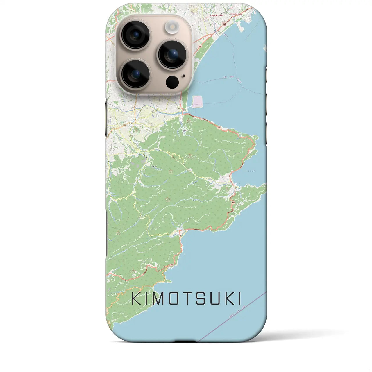 【肝付(鹿児島県)】地図柄iPhoneケース(バックカバータイプ)