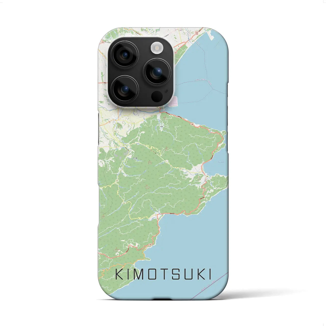 【肝付(鹿児島県)】地図柄iPhoneケース(バックカバータイプ)