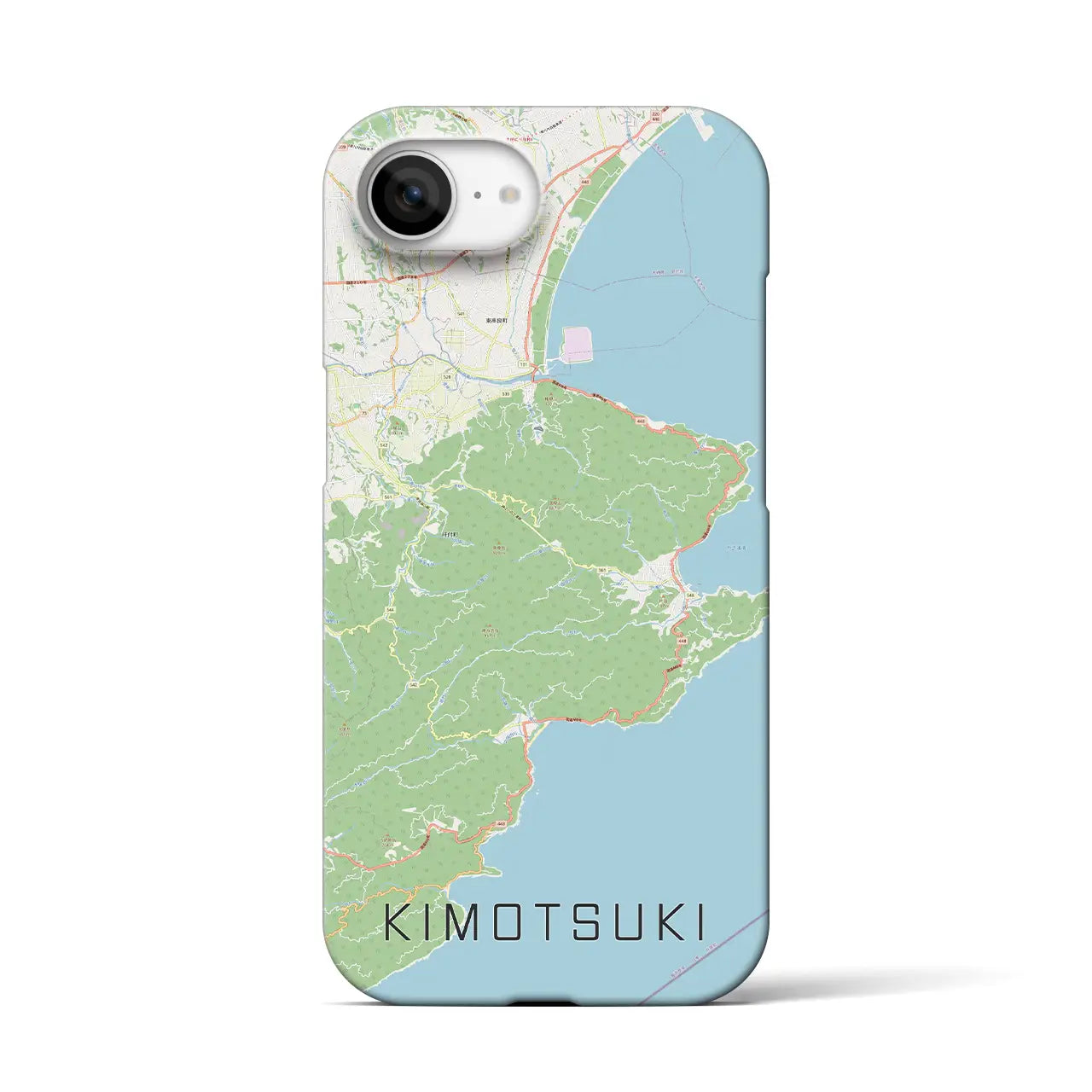 【肝付(鹿児島県)】地図柄iPhoneケース(バックカバータイプ)