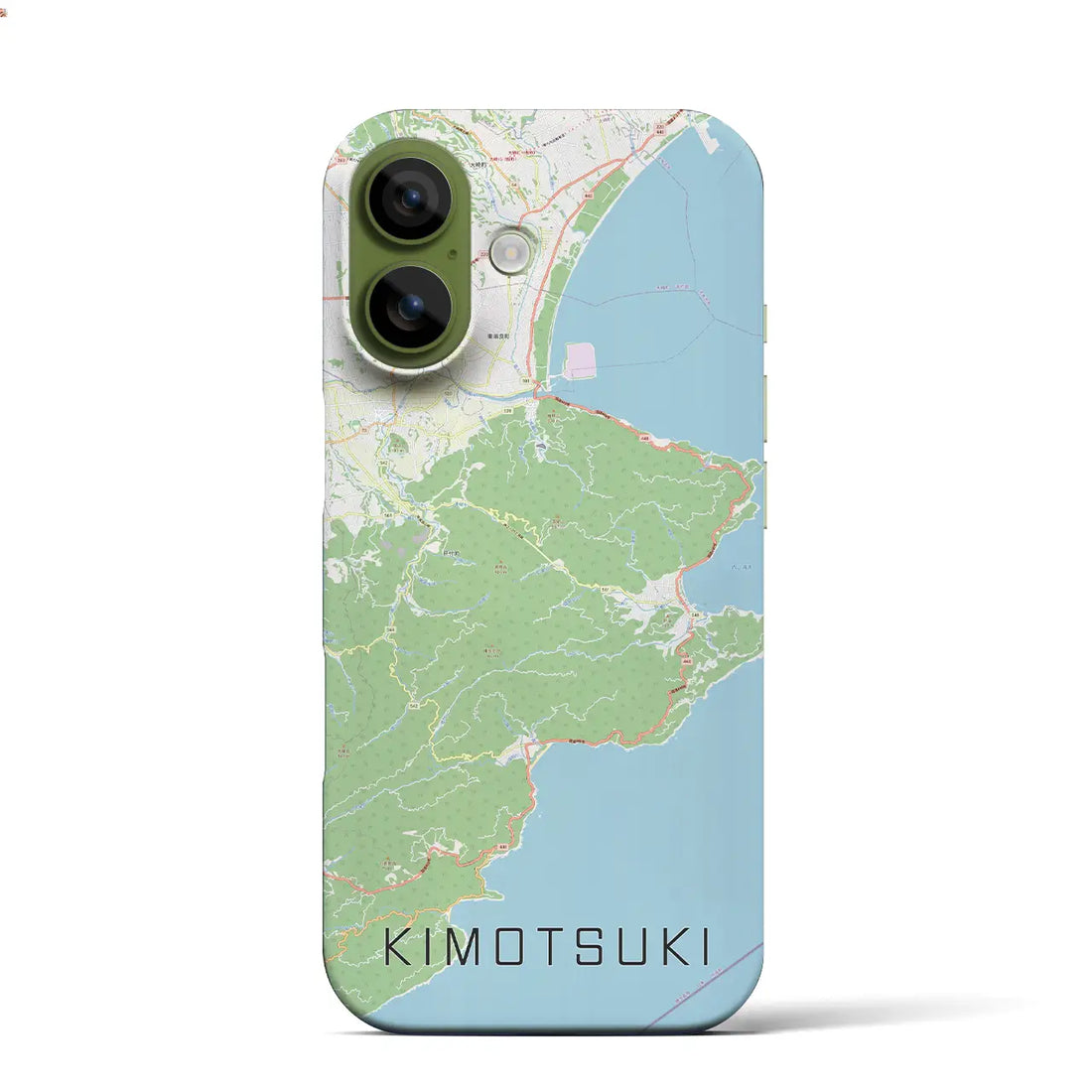 【肝付(鹿児島県)】地図柄iPhoneケース(バックカバータイプ)ナチュラル・iPhone 17 Pro Max 用