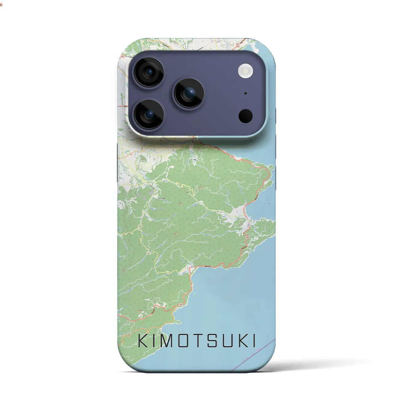 【肝付(鹿児島県)】地図柄iPhoneケース(バックカバータイプ)