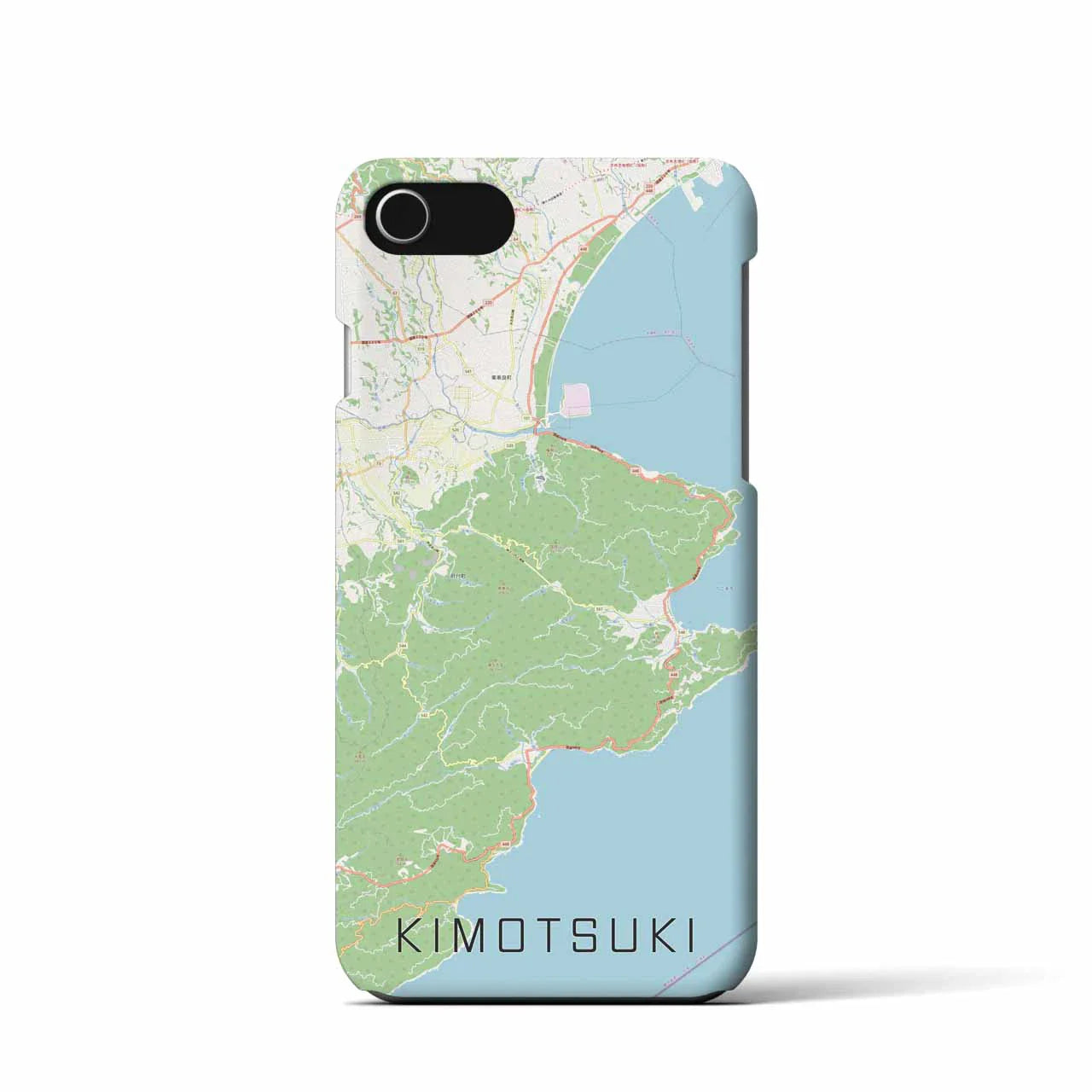 【肝付(鹿児島県)】地図柄iPhoneケース(バックカバータイプ)