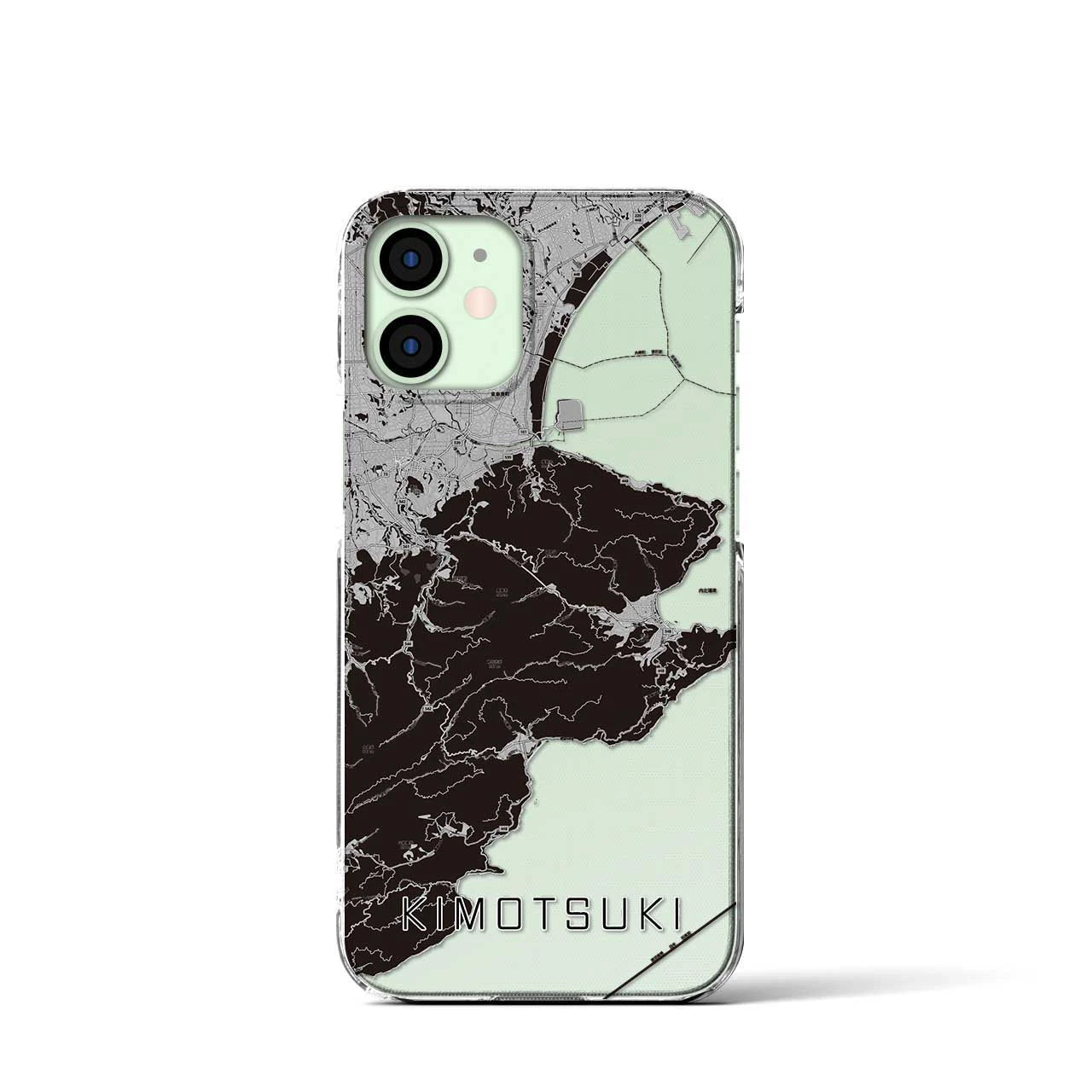 【肝付(鹿児島県)】地図柄iPhoneケース(クリアタイプ)