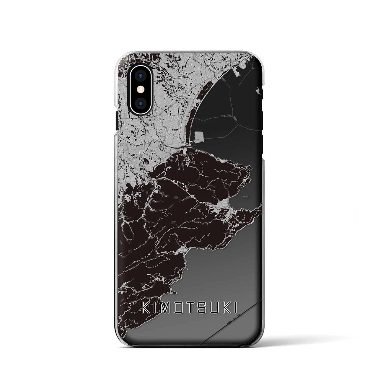 【肝付(鹿児島県)】地図柄iPhoneケース(クリアタイプ)