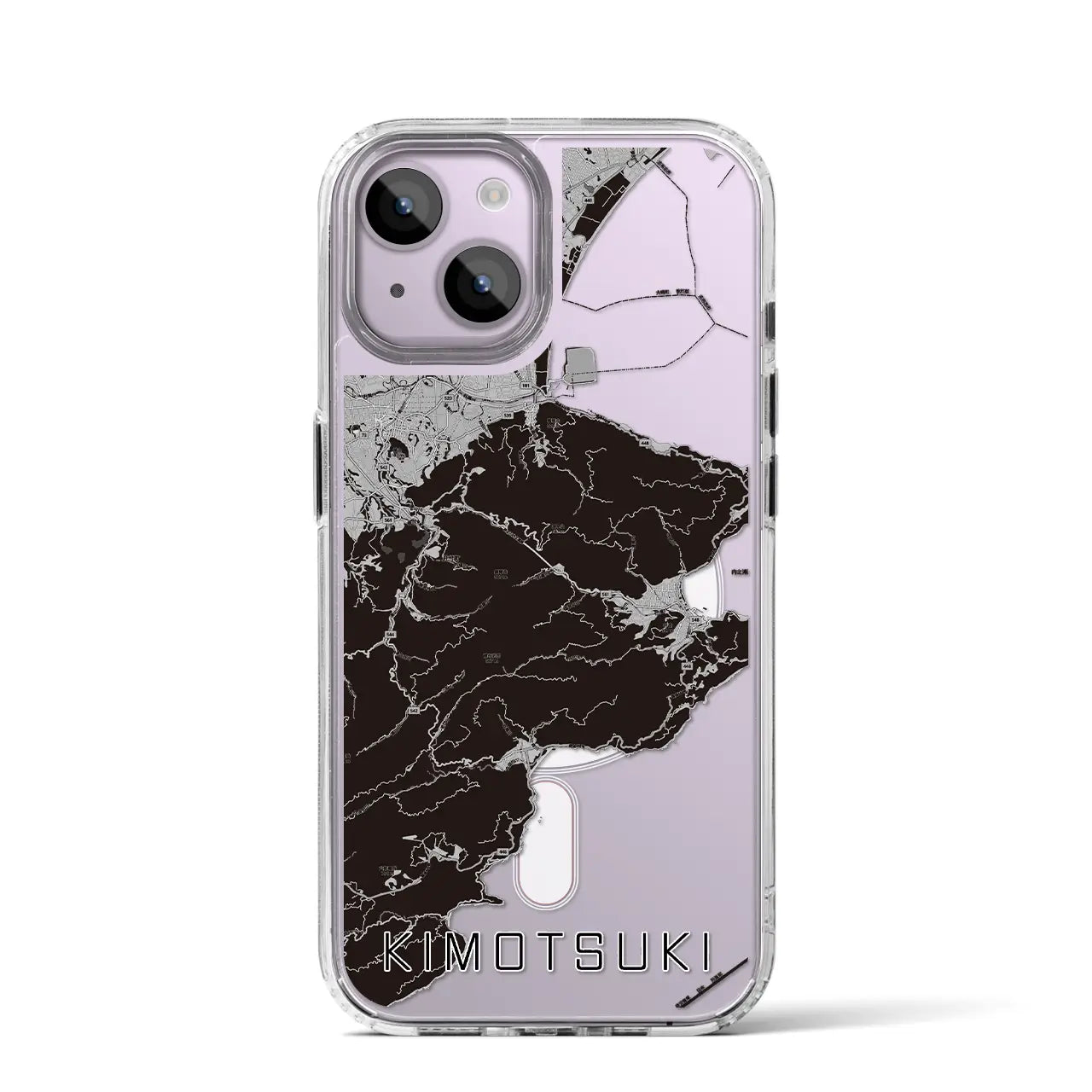 【肝付(鹿児島県)】地図柄iPhoneケース(MagSafeタイプ)