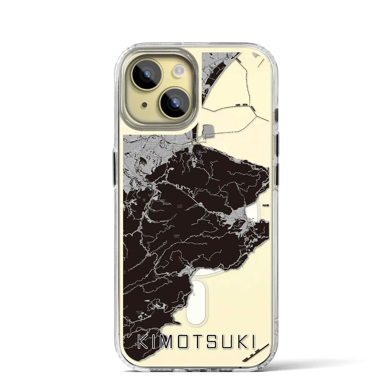 【肝付(鹿児島県)】地図柄iPhoneケース(MagSafeタイプ)
