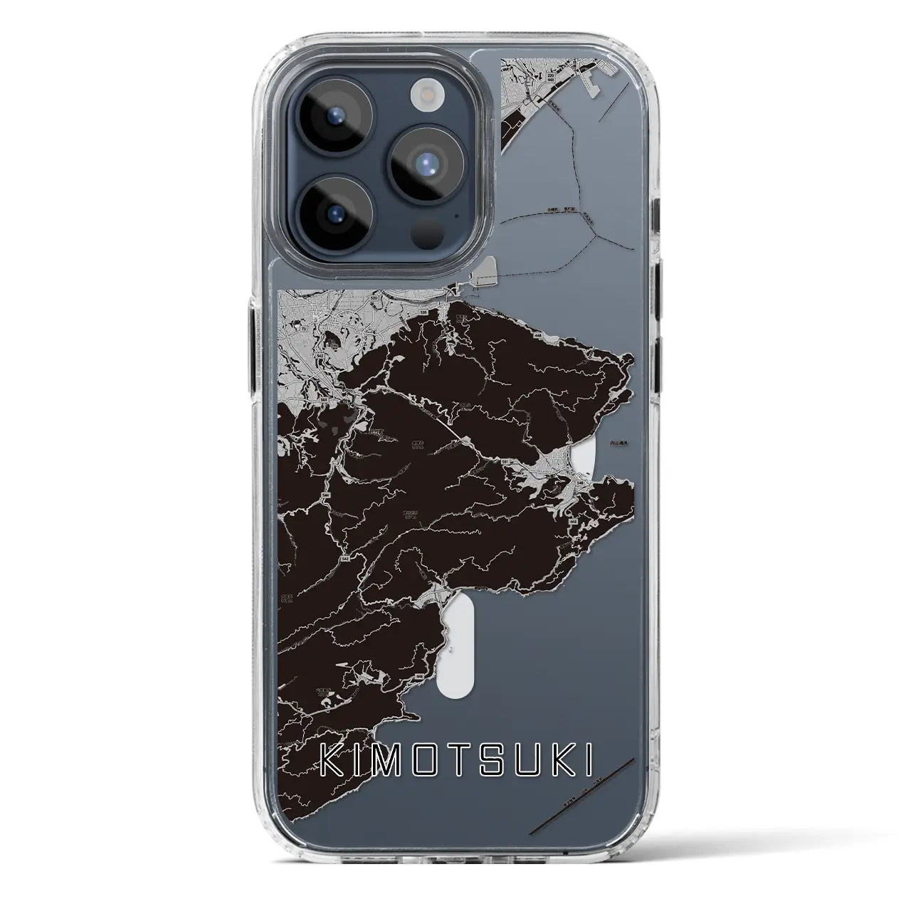【肝付(鹿児島県)】地図柄iPhoneケース(MagSafeタイプ)