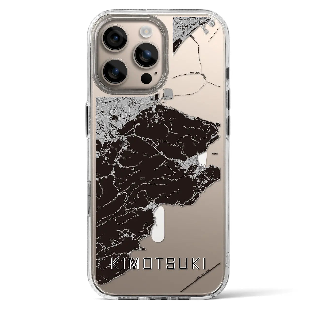 【肝付(鹿児島県)】地図柄iPhoneケース(MagSafeタイプ)