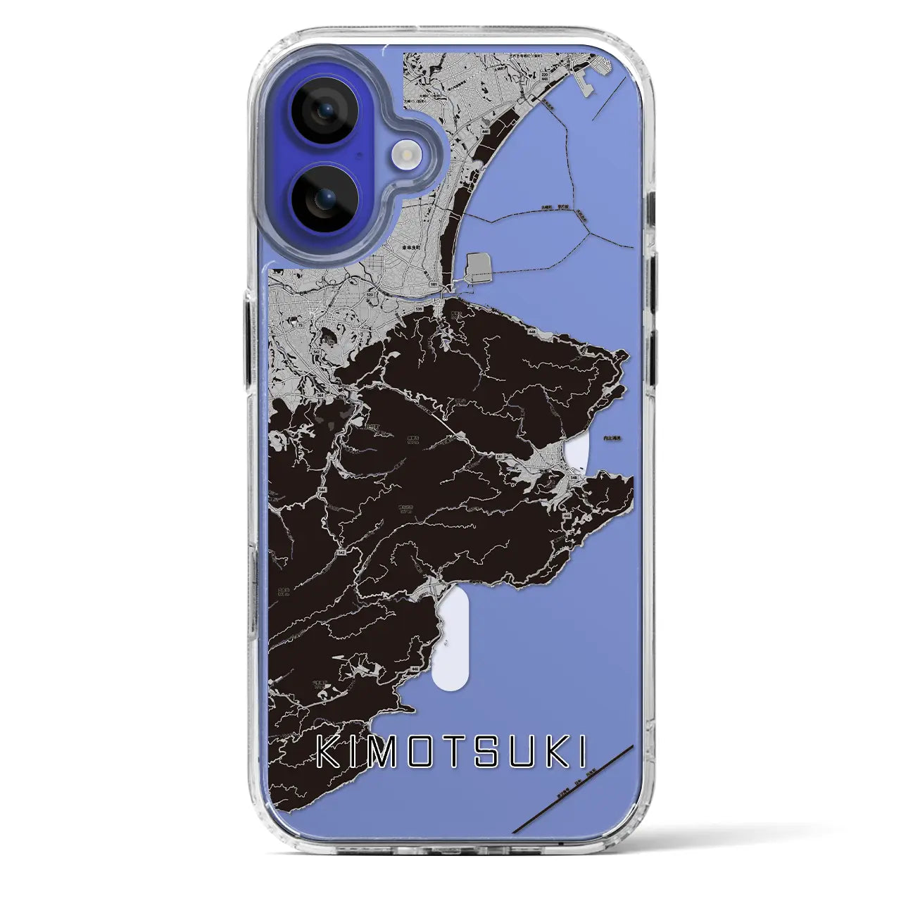 【肝付(鹿児島県)】地図柄iPhoneケース(MagSafeタイプ)