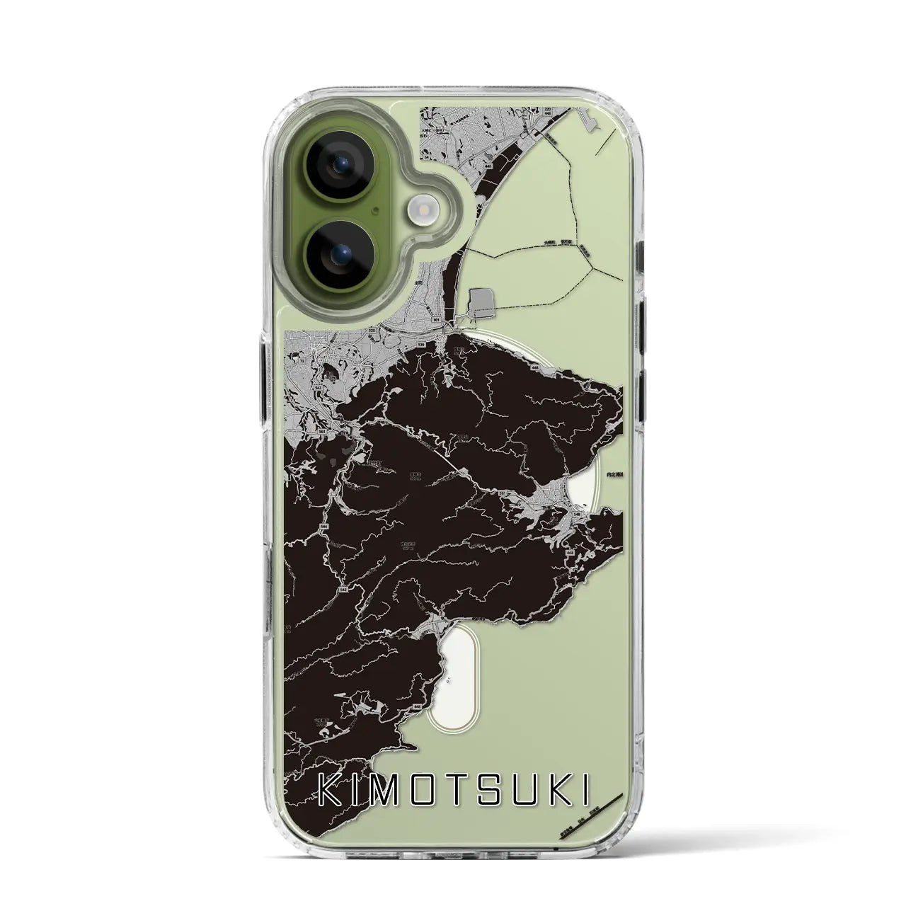 【肝付(鹿児島県)】地図柄iPhoneケース(MagSafeタイプ)