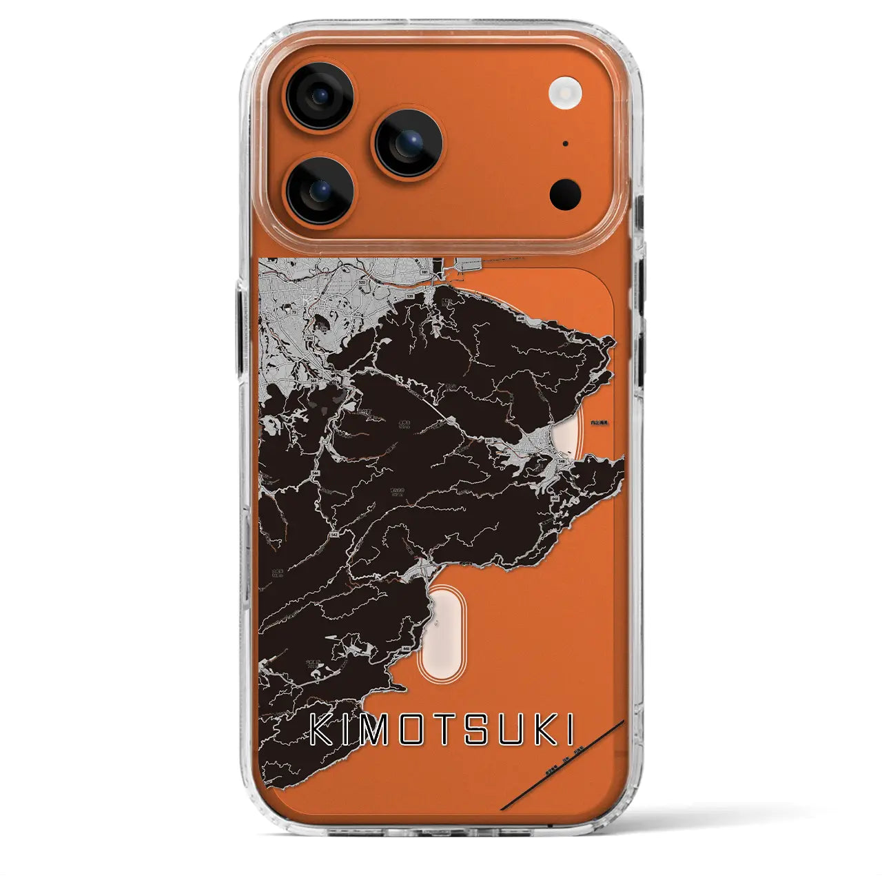 【肝付(鹿児島県)】地図柄iPhoneケース(MagSafeタイプ)