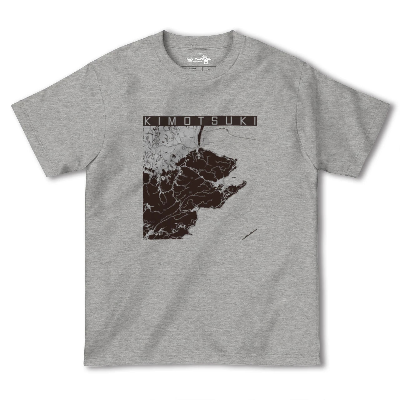 【肝付(鹿児島県)】地図柄ヘビーウェイトTシャツ