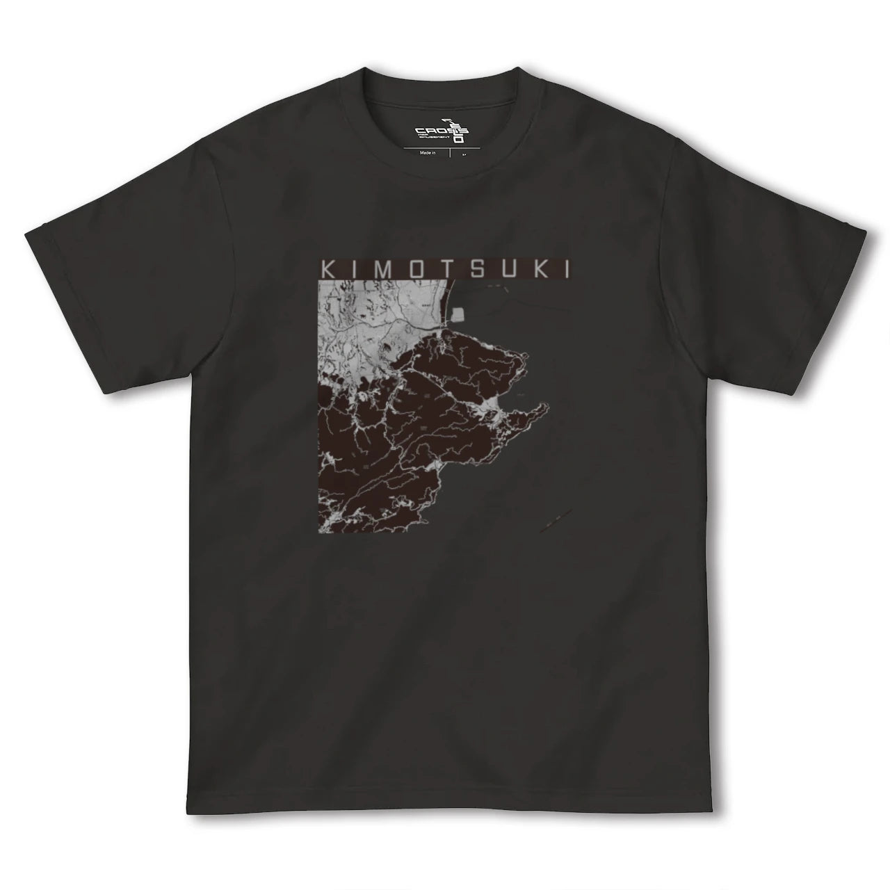 【肝付(鹿児島県)】地図柄ヘビーウェイトTシャツ