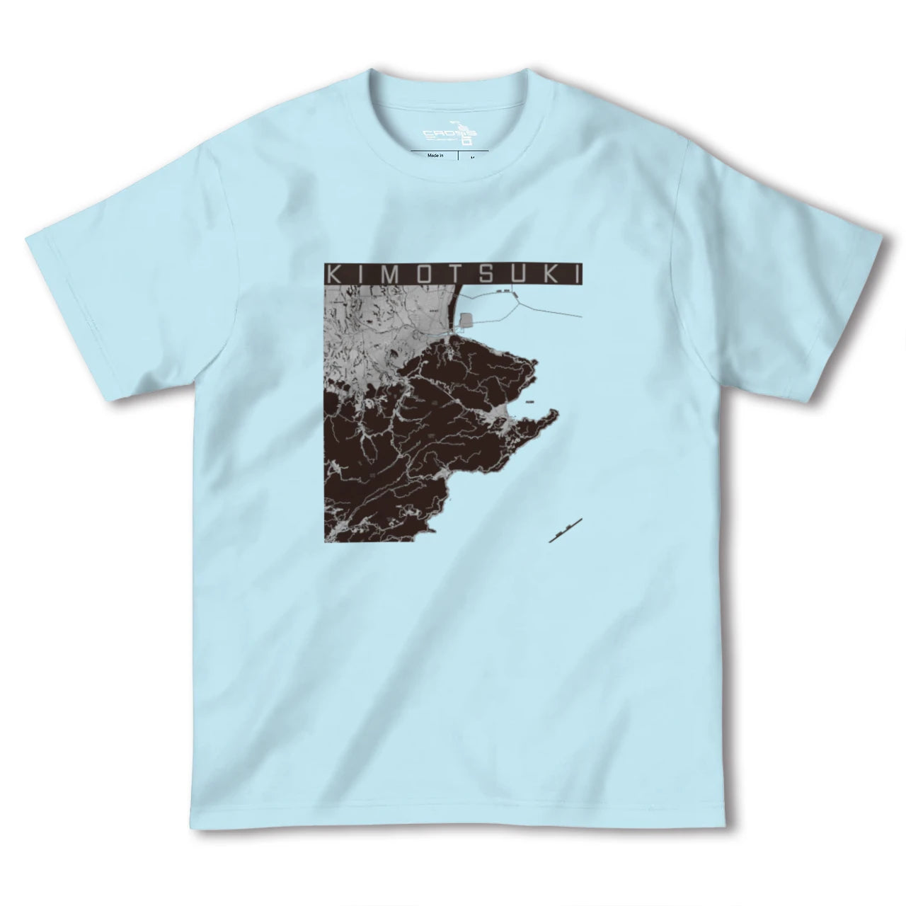 【肝付(鹿児島県)】地図柄ヘビーウェイトTシャツ