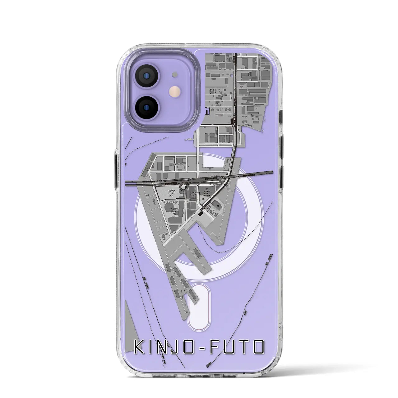 【金城ふ頭(愛知県)】地図柄iPhoneケース(MagSafeタイプ)