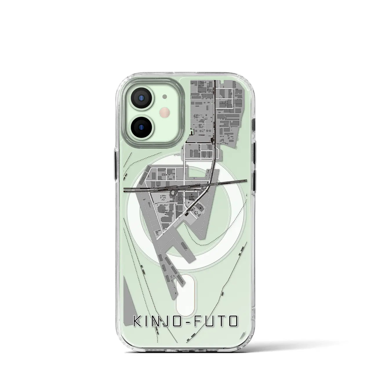 【金城ふ頭(愛知県)】地図柄iPhoneケース(MagSafeタイプ)