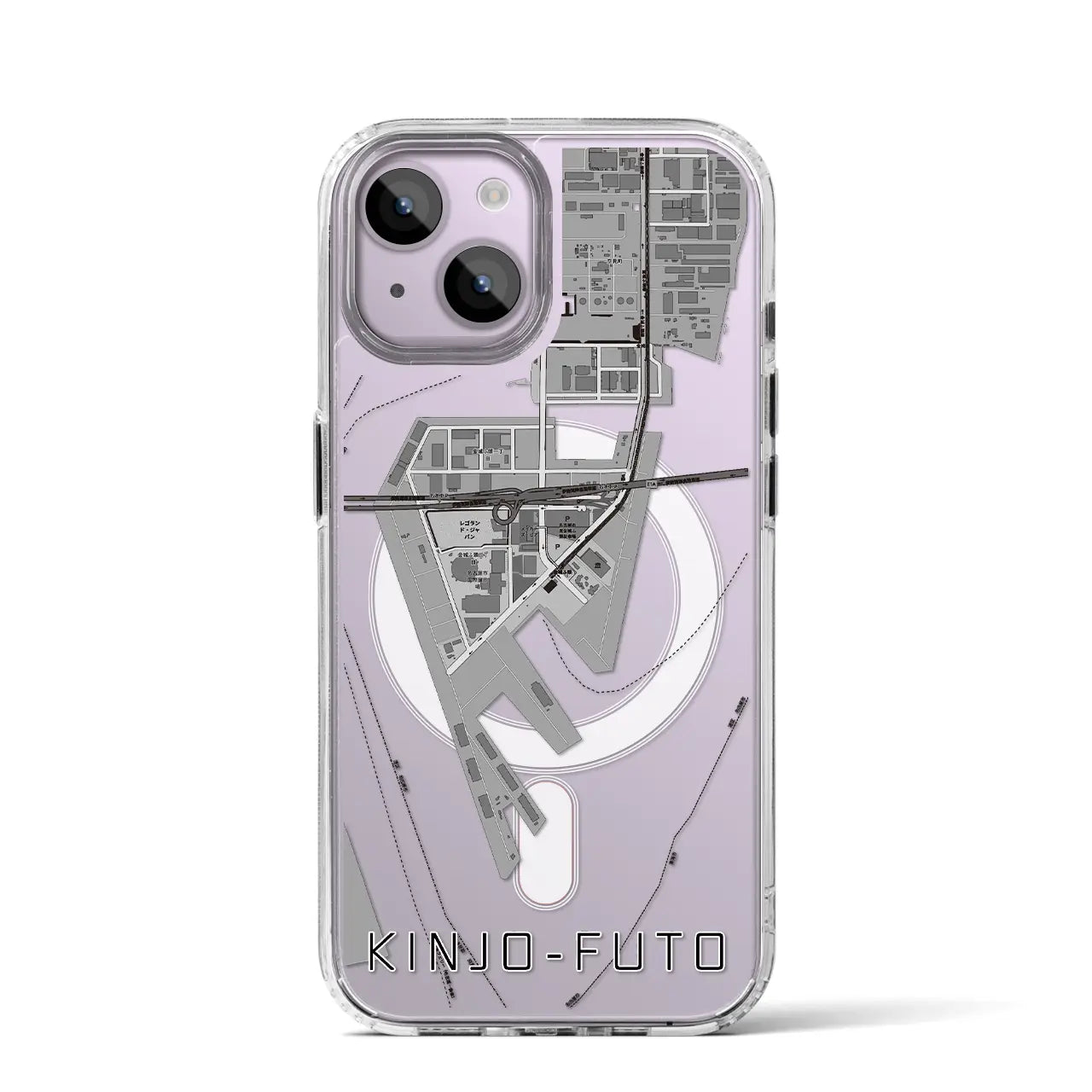 【金城ふ頭(愛知県)】地図柄iPhoneケース(MagSafeタイプ)