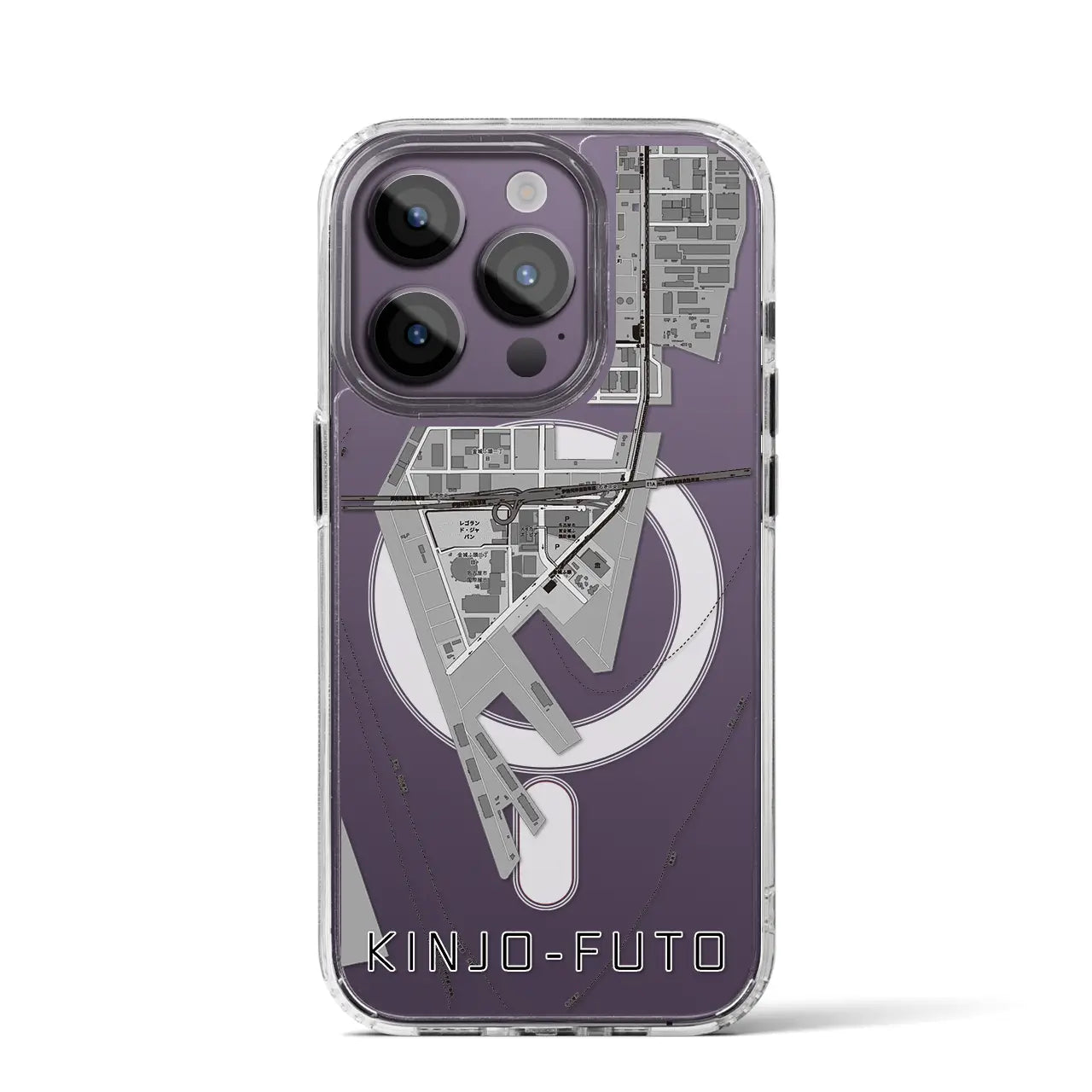 【金城ふ頭(愛知県)】地図柄iPhoneケース(MagSafeタイプ)