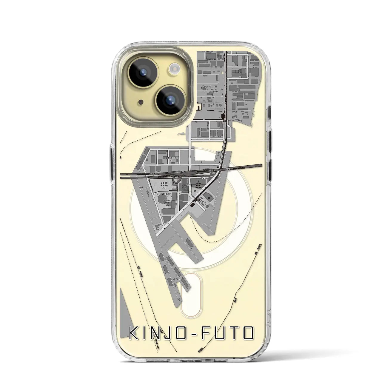 【金城ふ頭(愛知県)】地図柄iPhoneケース(MagSafeタイプ)