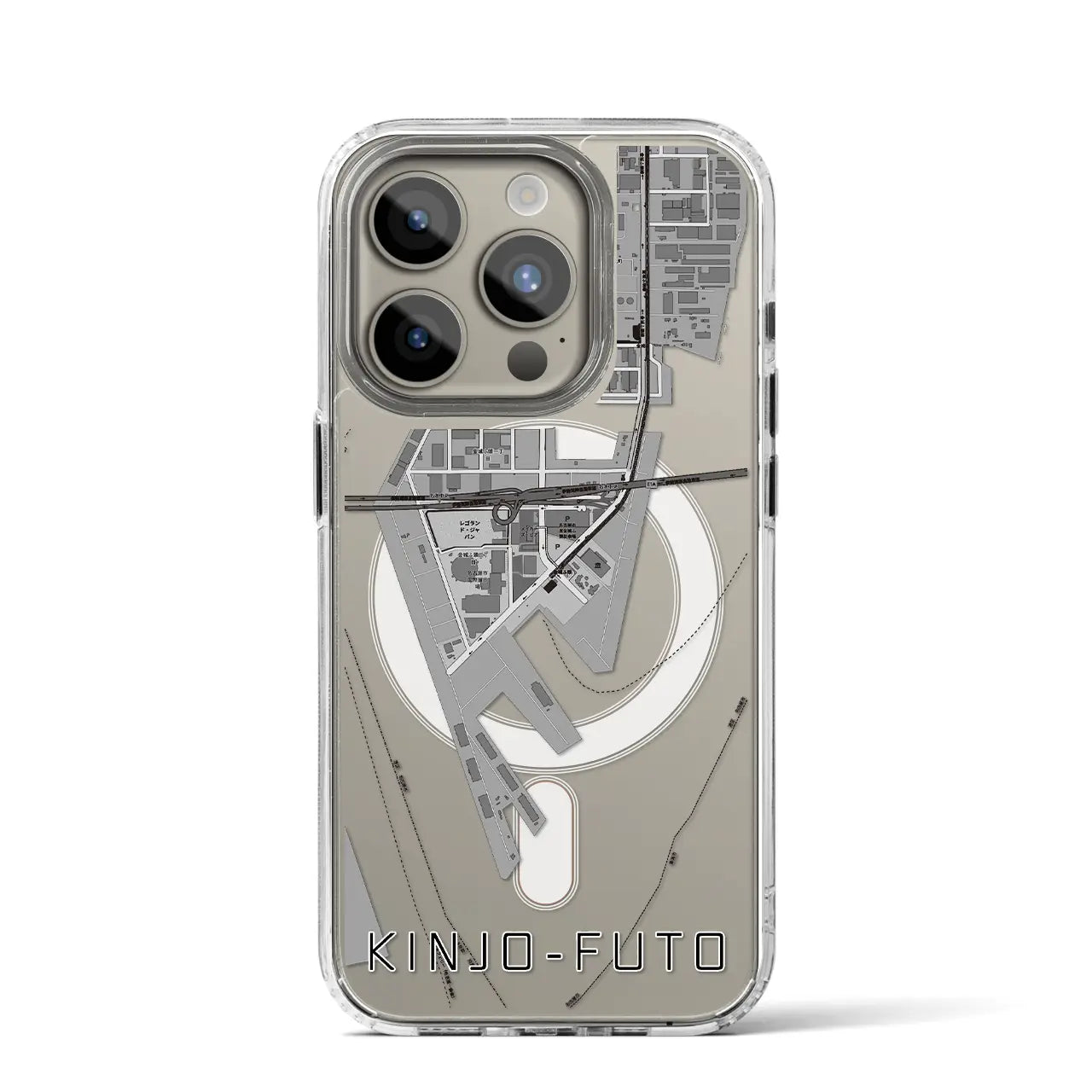 【金城ふ頭(愛知県)】地図柄iPhoneケース(MagSafeタイプ)